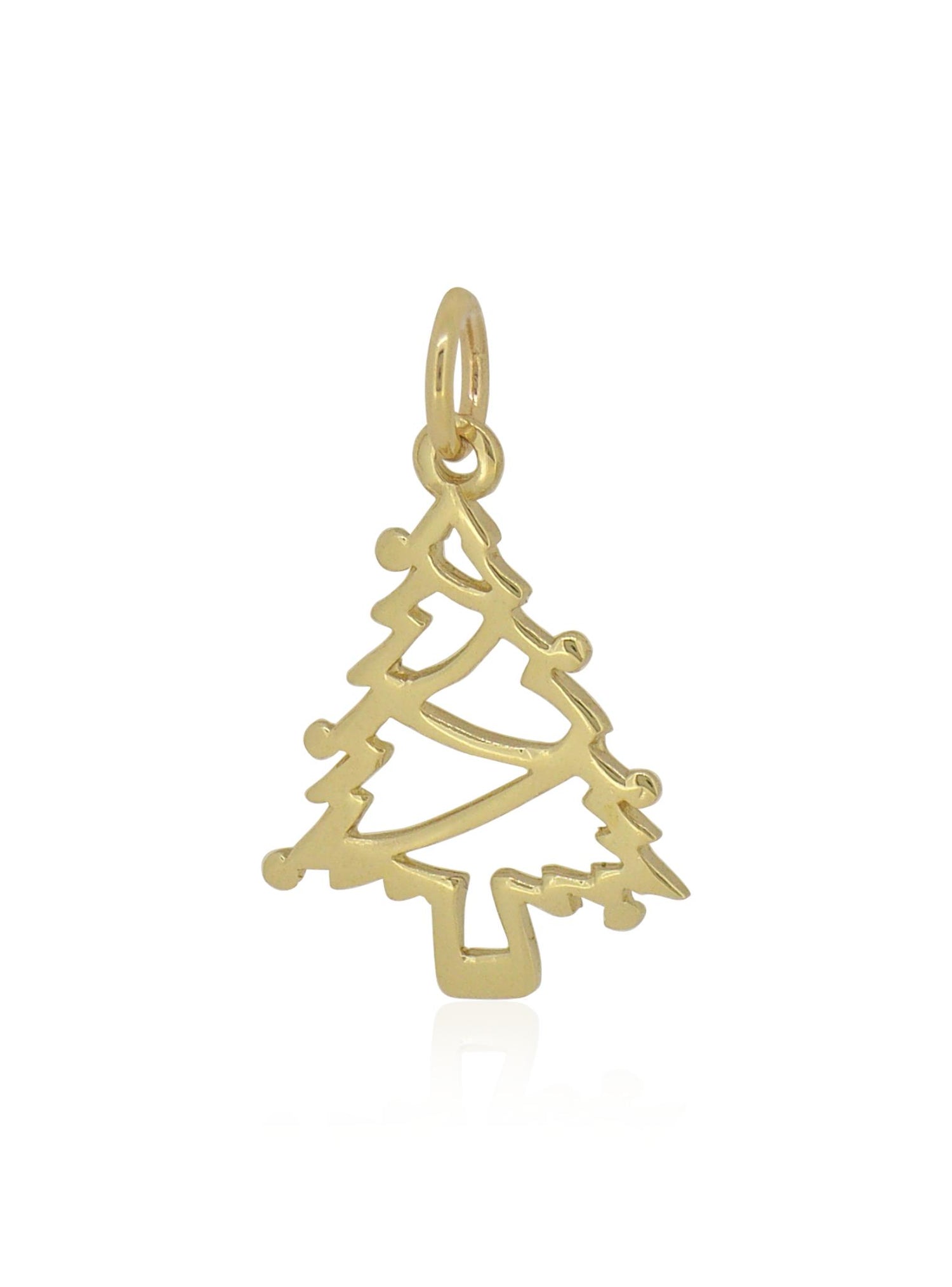 Christmas Tree Charm in 9ct Gold