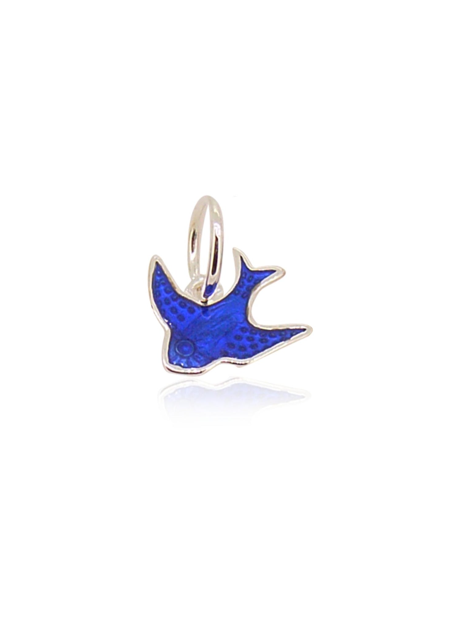 Bluebird of Happiness Charm in Sterling Silver