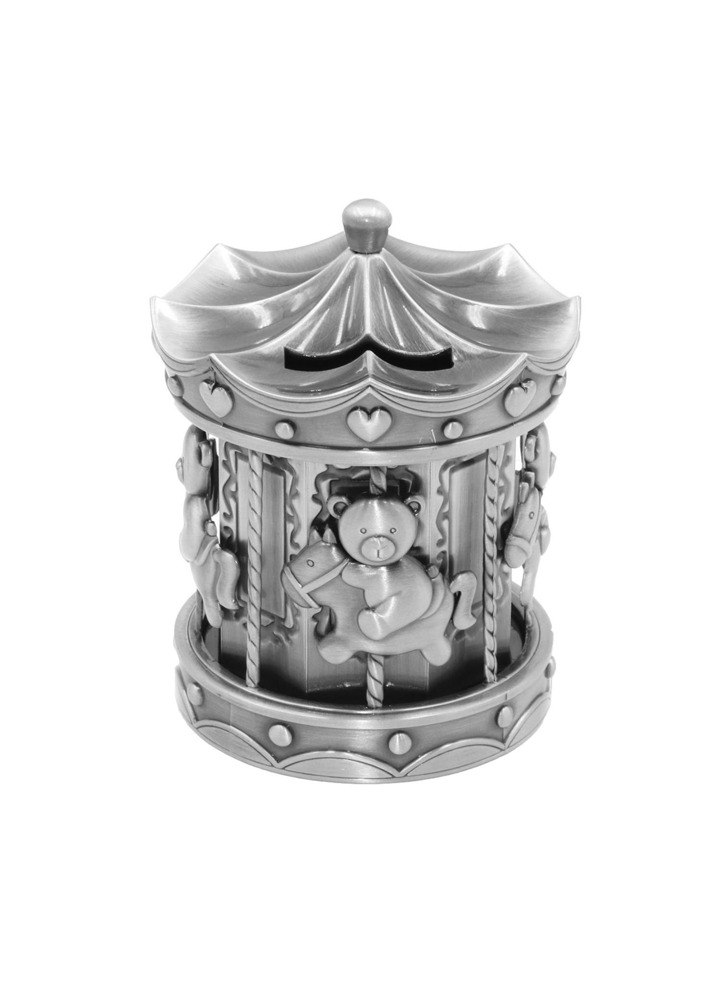Teddy Bear Merry Go Round Money Box