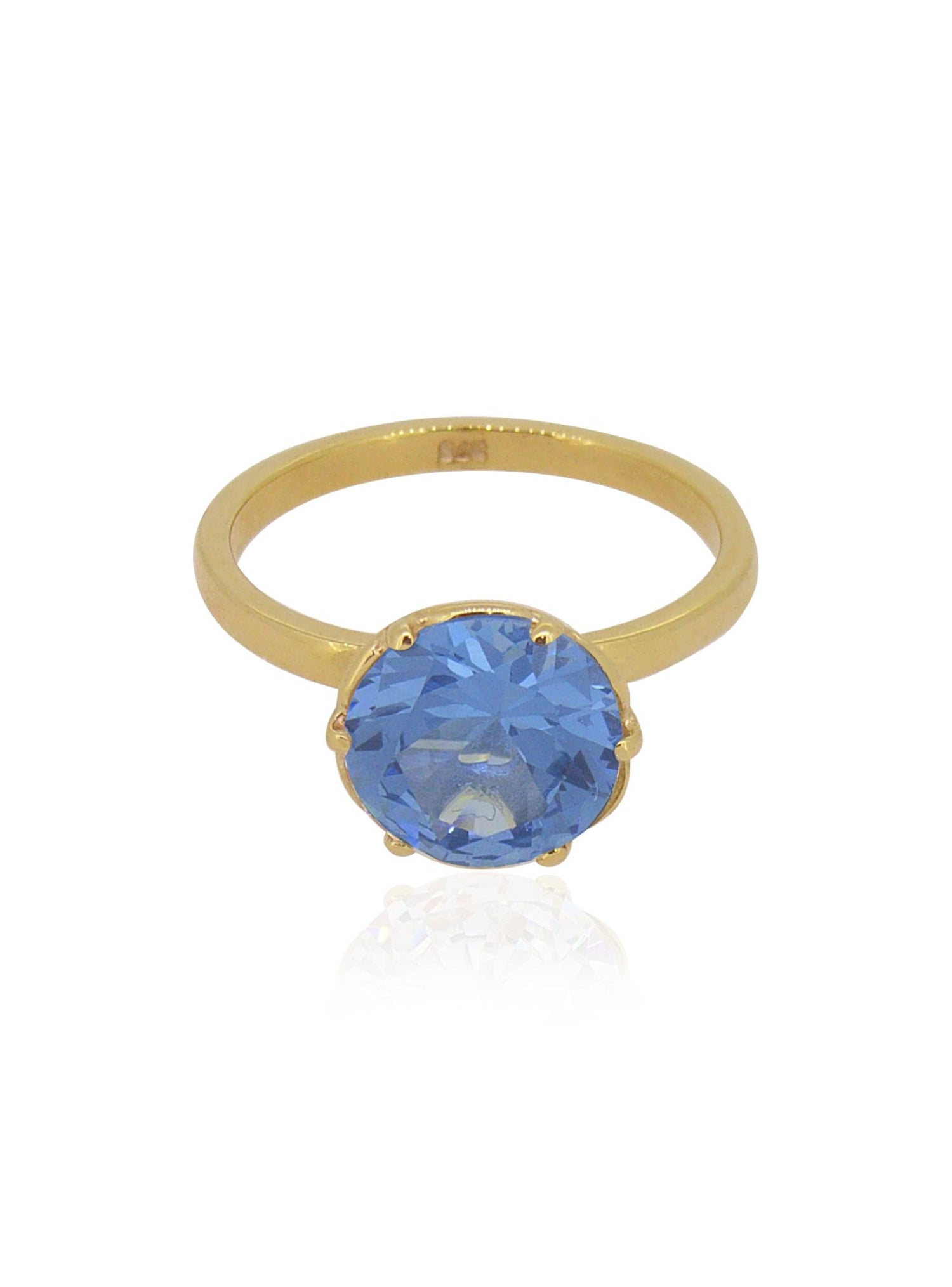 Isabella Cz Solitaire Ring in 9ct Gold