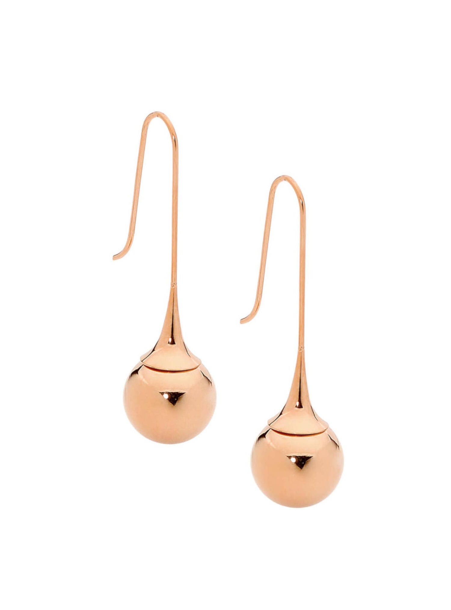 Pastiche Ball Drop Earrings in Rose