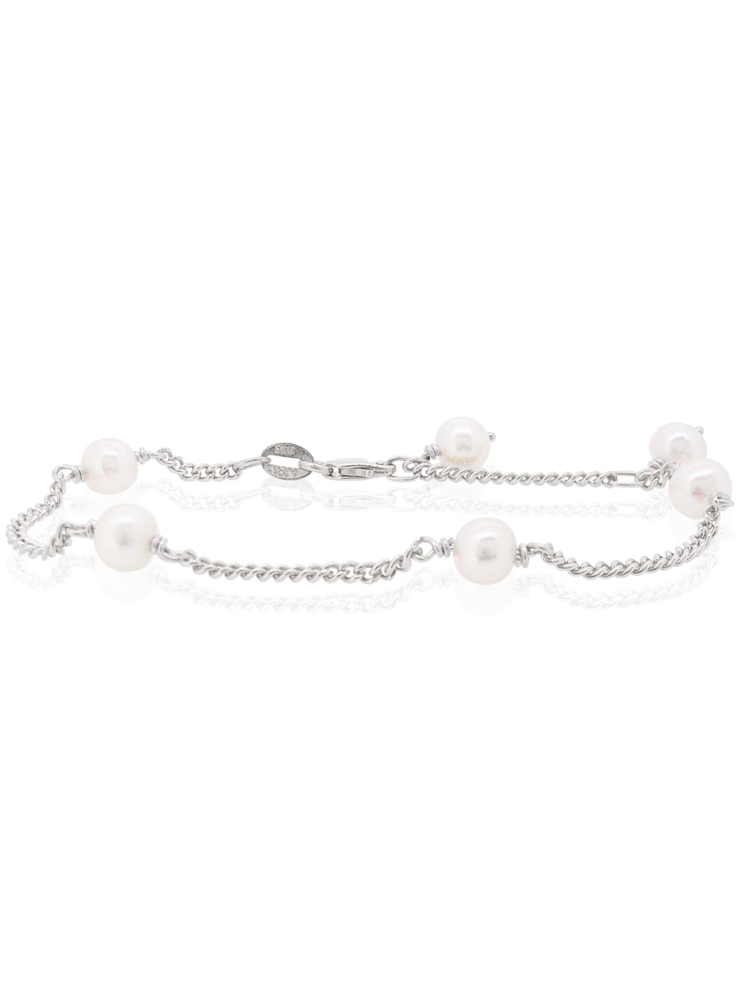 Coco Pearl Bracelet in Sterling Silver