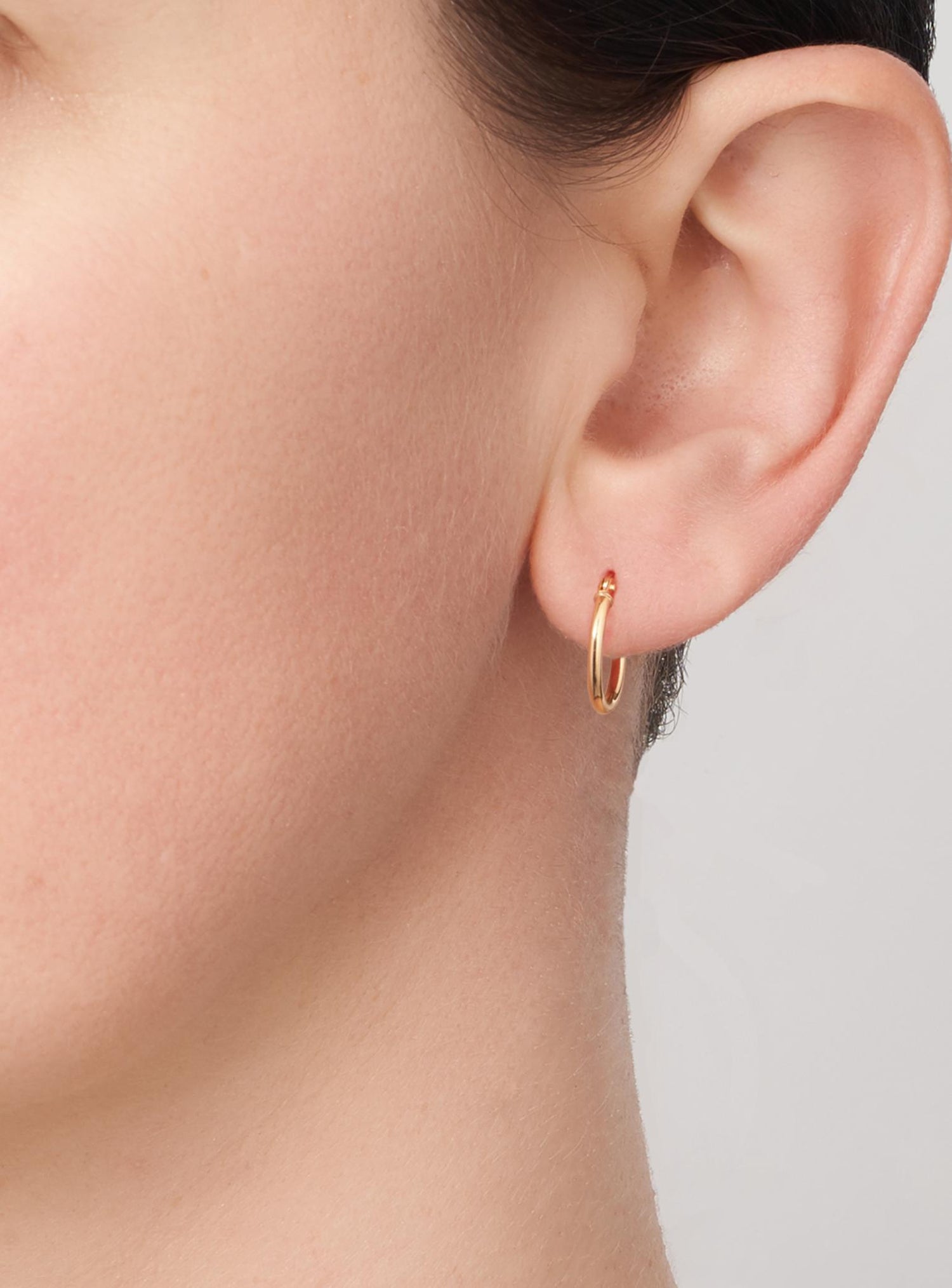 Aurelia Baby Gypsy Hoop Earrings in 9ct Gold