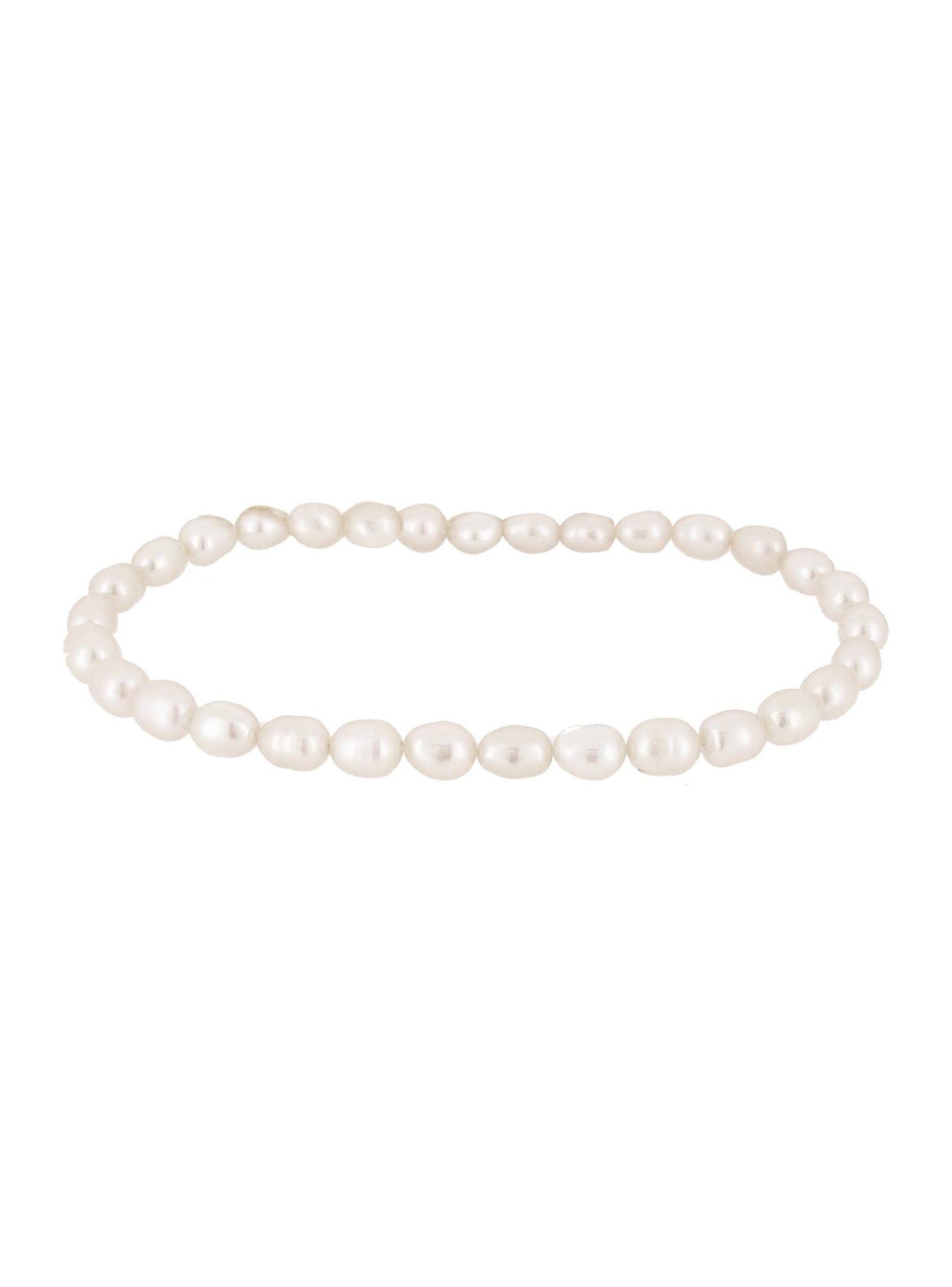 Coco Small to Xl Adult Sizes Pearl Bracelet in Natural White