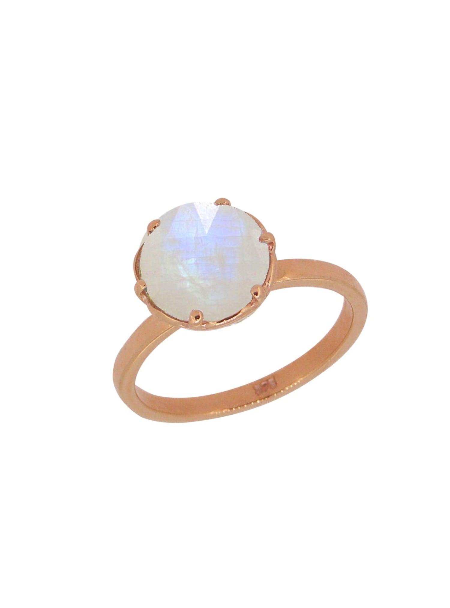 Belle Gemstone Solitaire Ring in 9ct Rose Gold