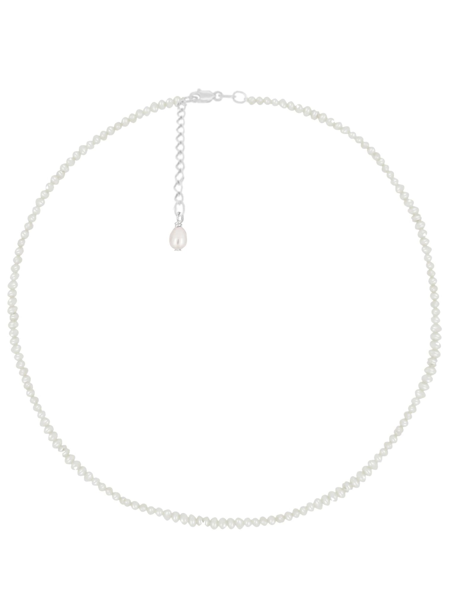 Lulu Teenie Tiny Freshwater Seed Pearl Choker in Necklace