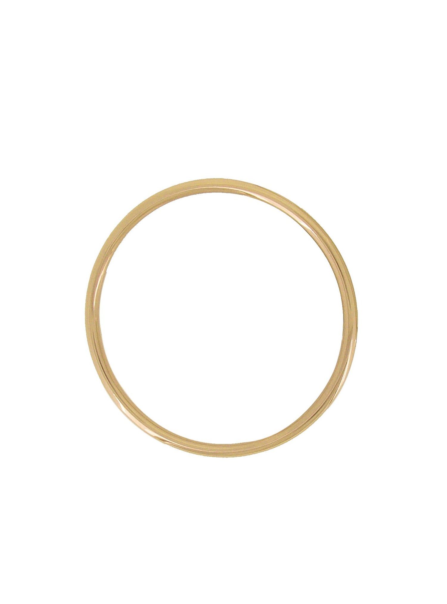 Solid 3mm Golf Bangle Baby to Adult Sizes in 9ct Gold