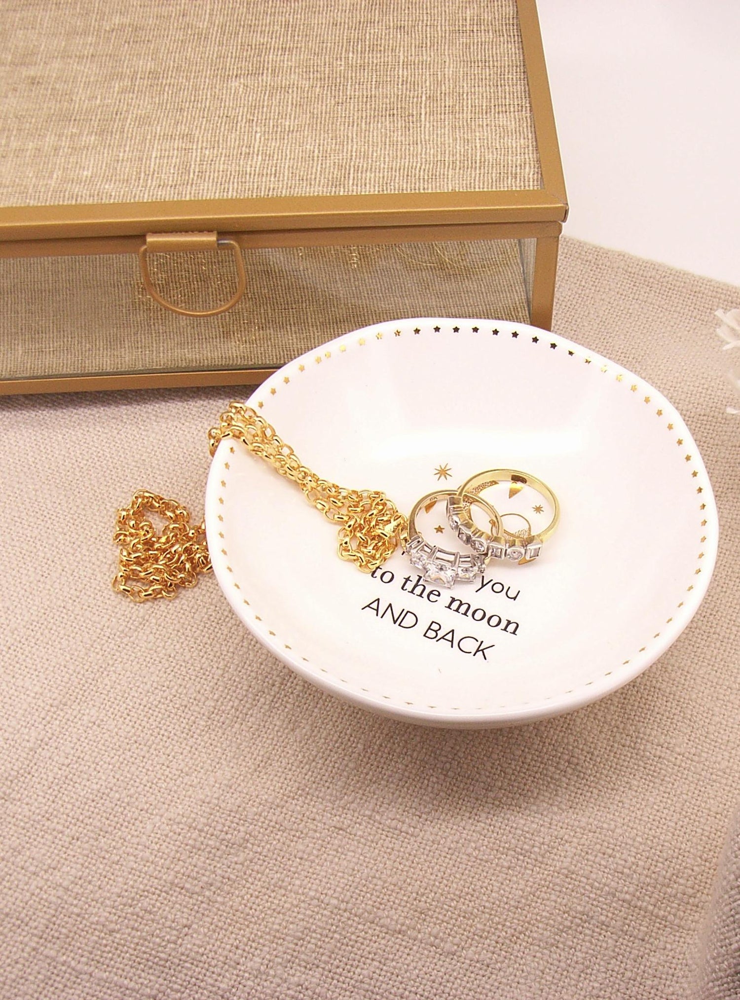 Jewellery Trinket Dish in I Love You