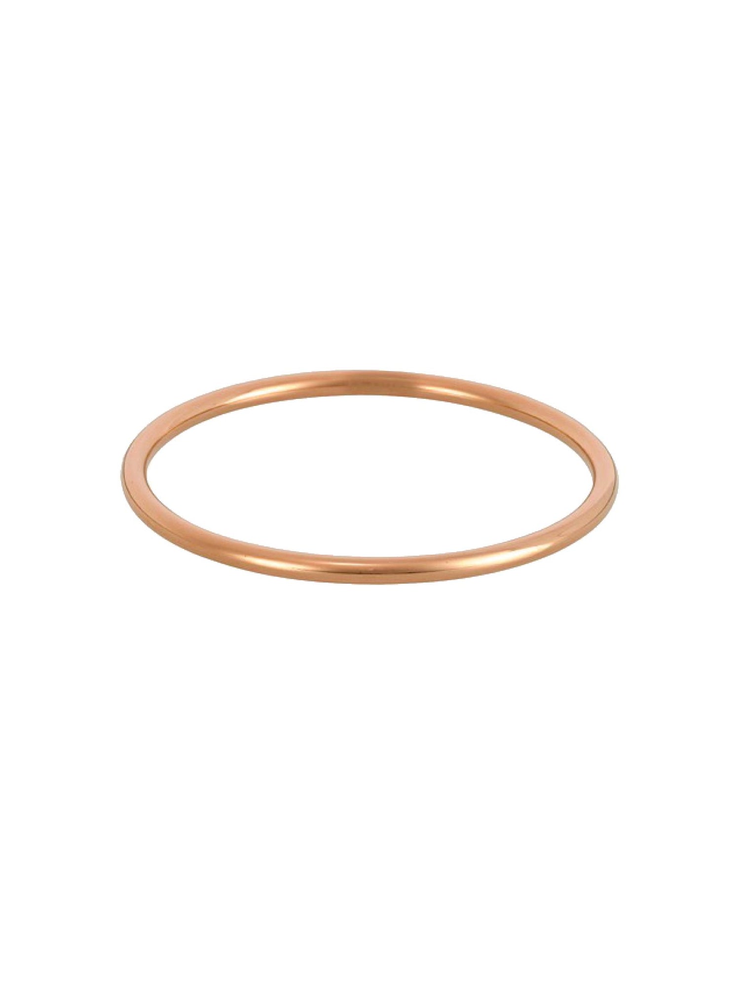 Solid 4mm Golf Bangle Baby to Adult Sizes in 9ct Rose Gold