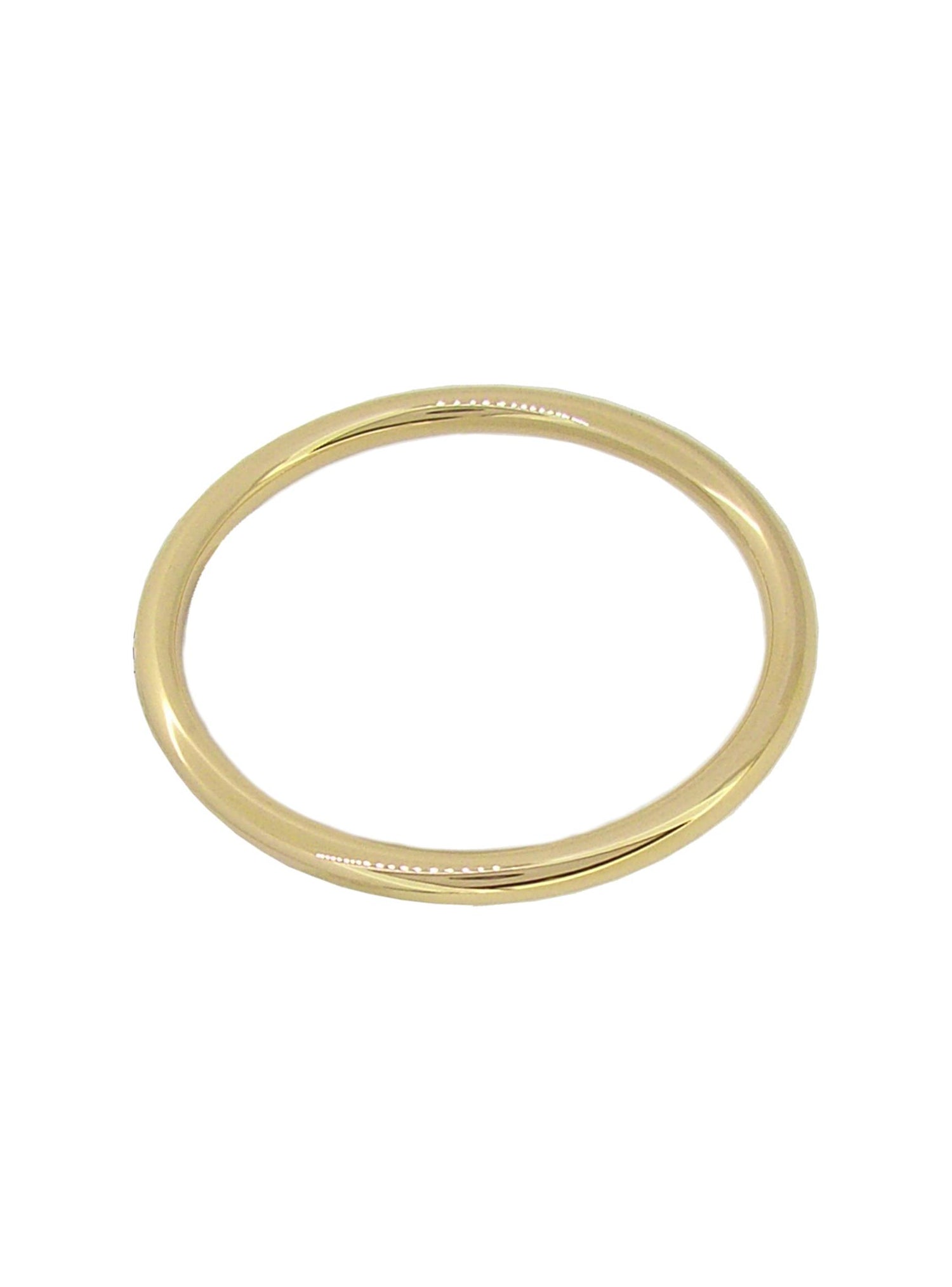 Solid 5mm Golf Bangle Baby to Adult Sizes in 9ct Gold