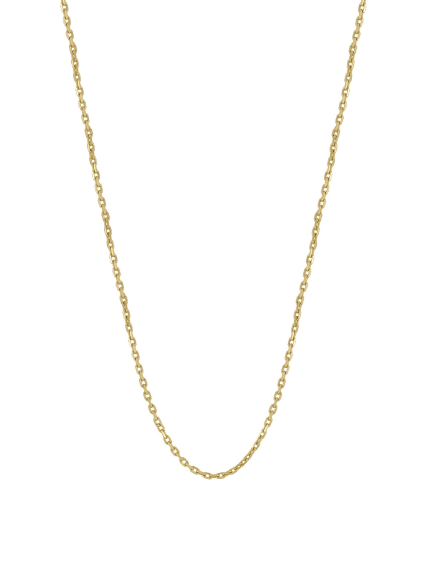 Solid 9ct Gold Greek 1.9mm Cable Necklace