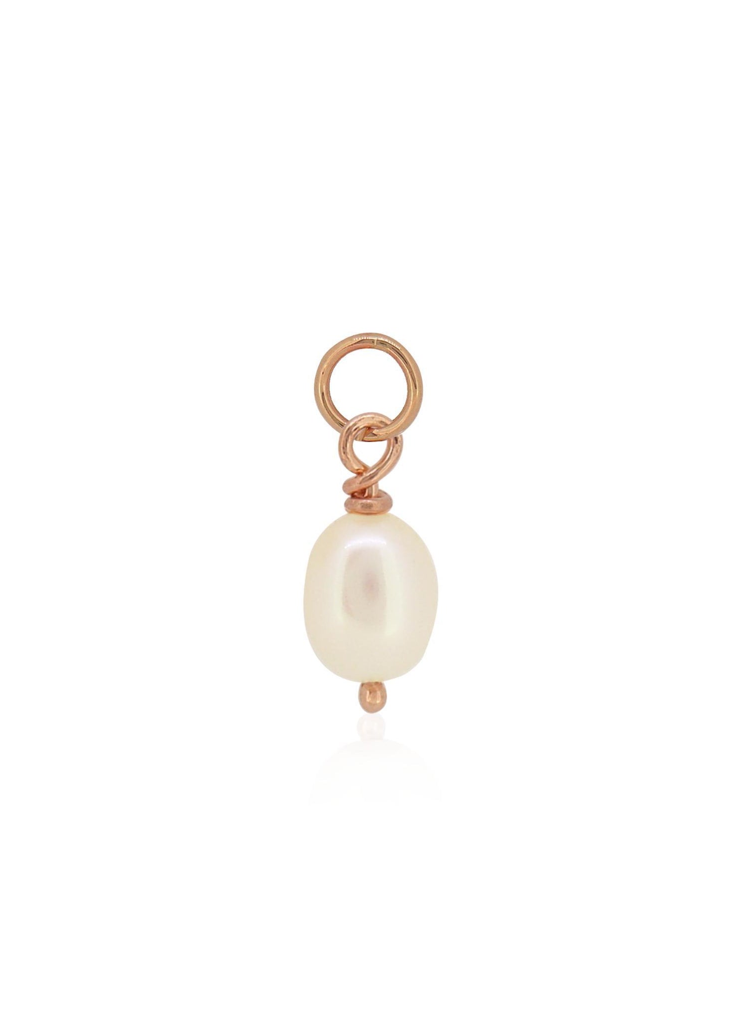 Coco Shoreline Pearl Drop Pendant in 9ct Rose Gold