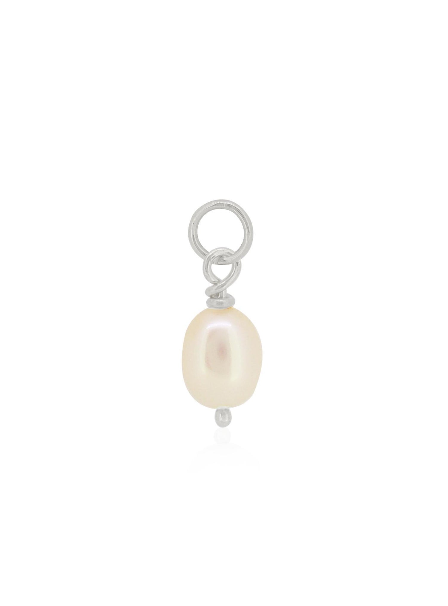 Coco Shoreline Pearl Drop Pendant in Sterling Silver