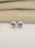 Lucky Protection Evil Eye Sleeper Earring Charms
