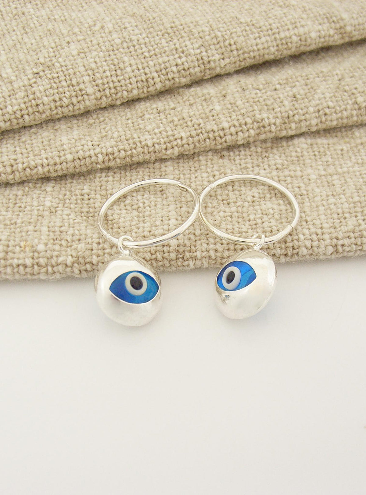 Lucky Protection Evil Eye Sleeper Earring Charms
