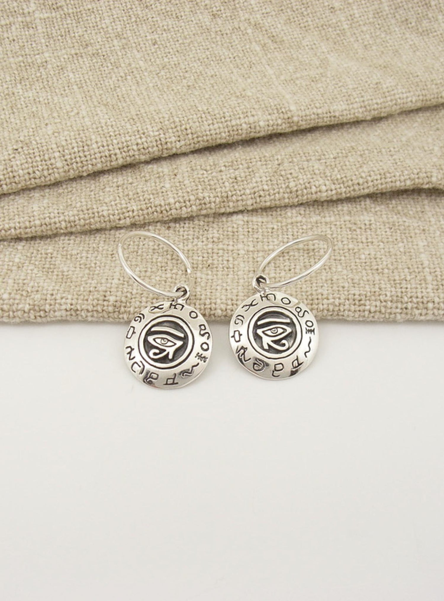 Egyptian Eye of Horus Sleeper Earring Charms