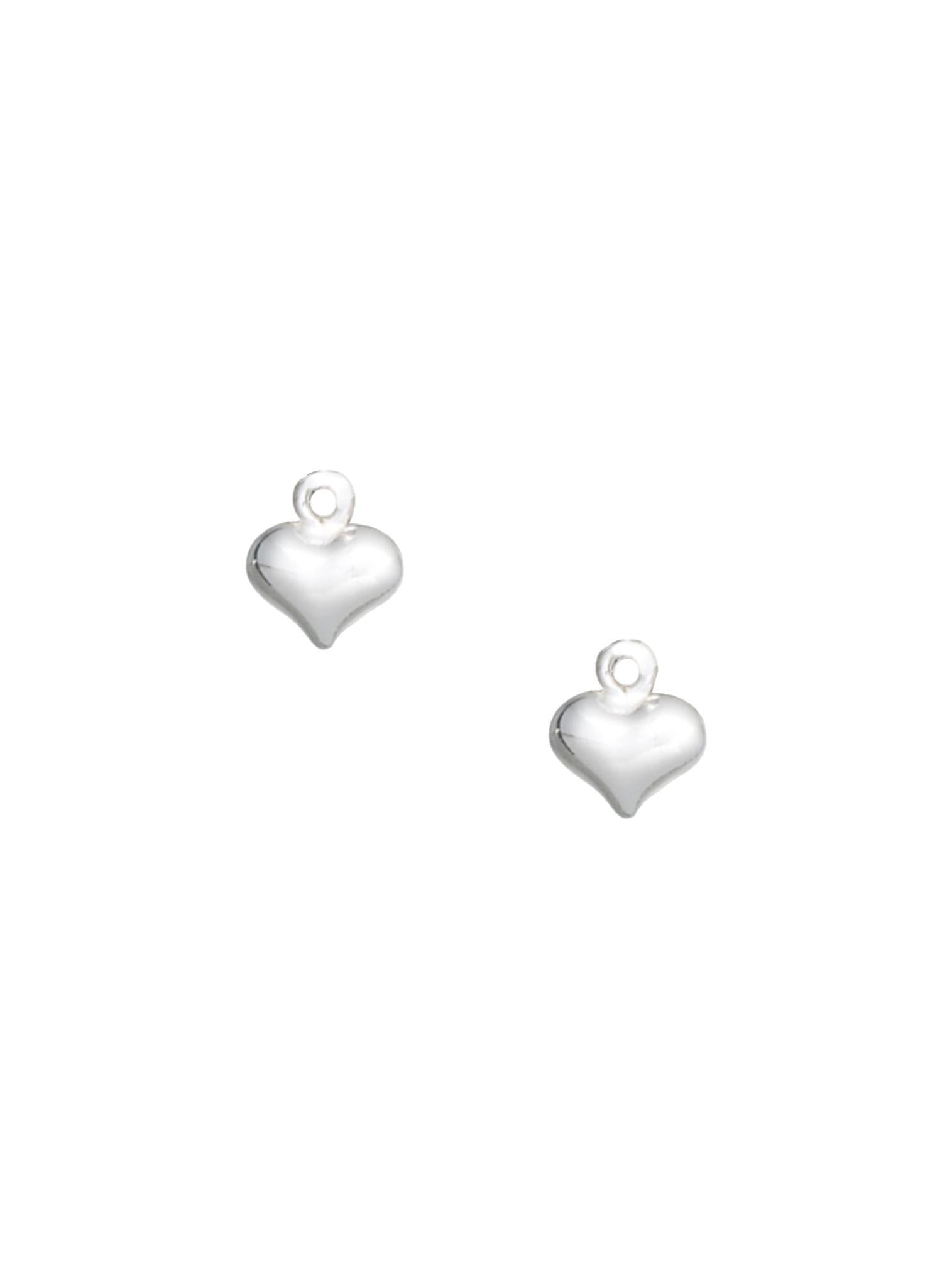 Teeny Tiny Little Love Heart Sleeper Earring Charms