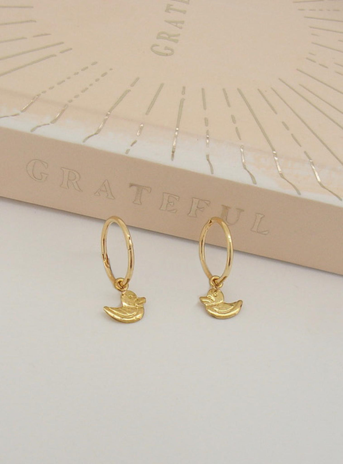 Baby Duckie Charms for Sleeper Earrings in 9ct Gold