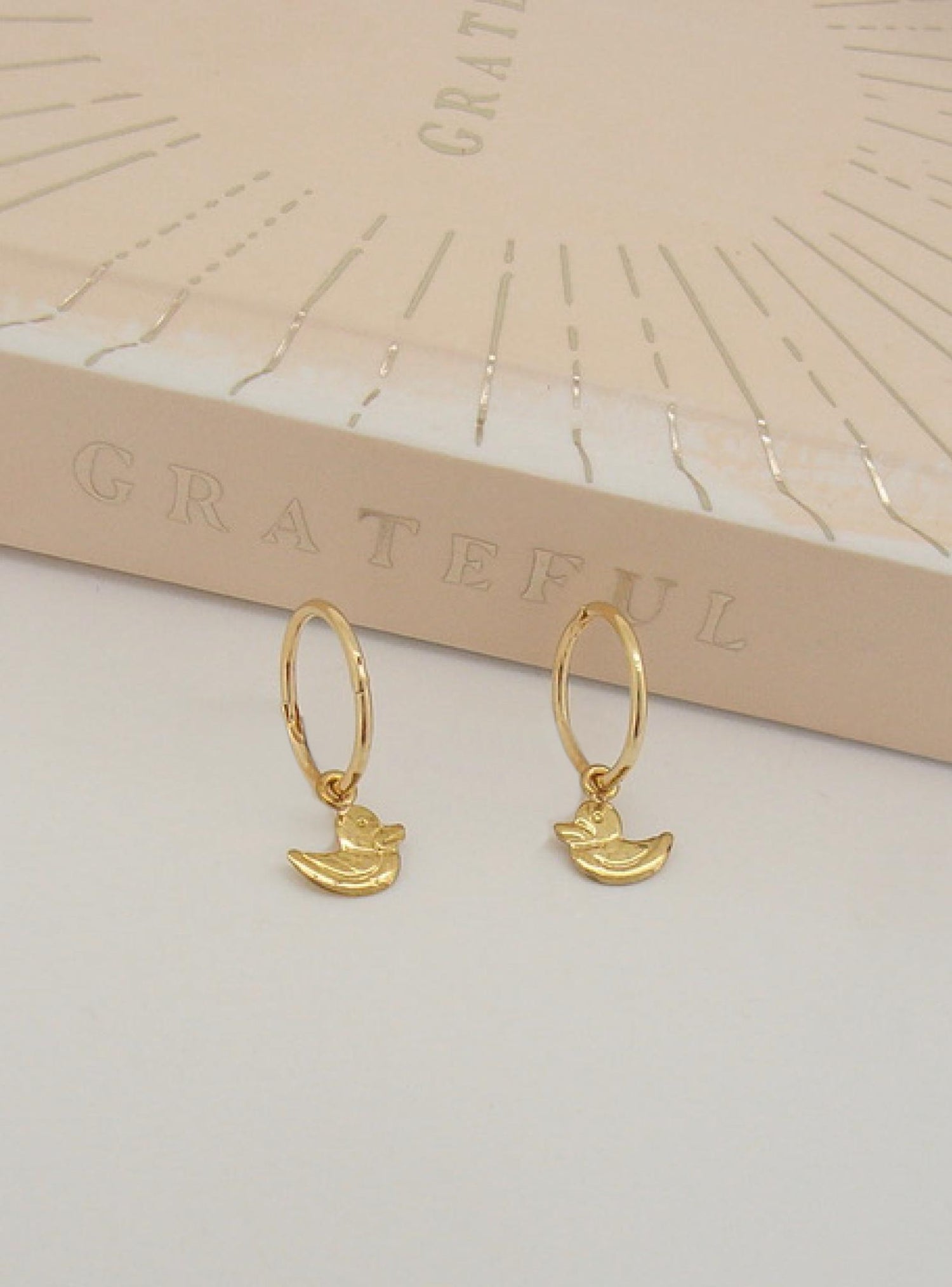 Baby Duckie Charms for Sleeper Earrings in 9ct Gold