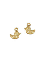 Baby Duckie Charms for Sleeper Earrings in 9ct Gold