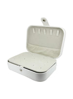 Travel Jewellery Box in White