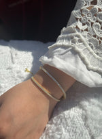 Dakota Lariat CZ Tennis Bracelet in Gold