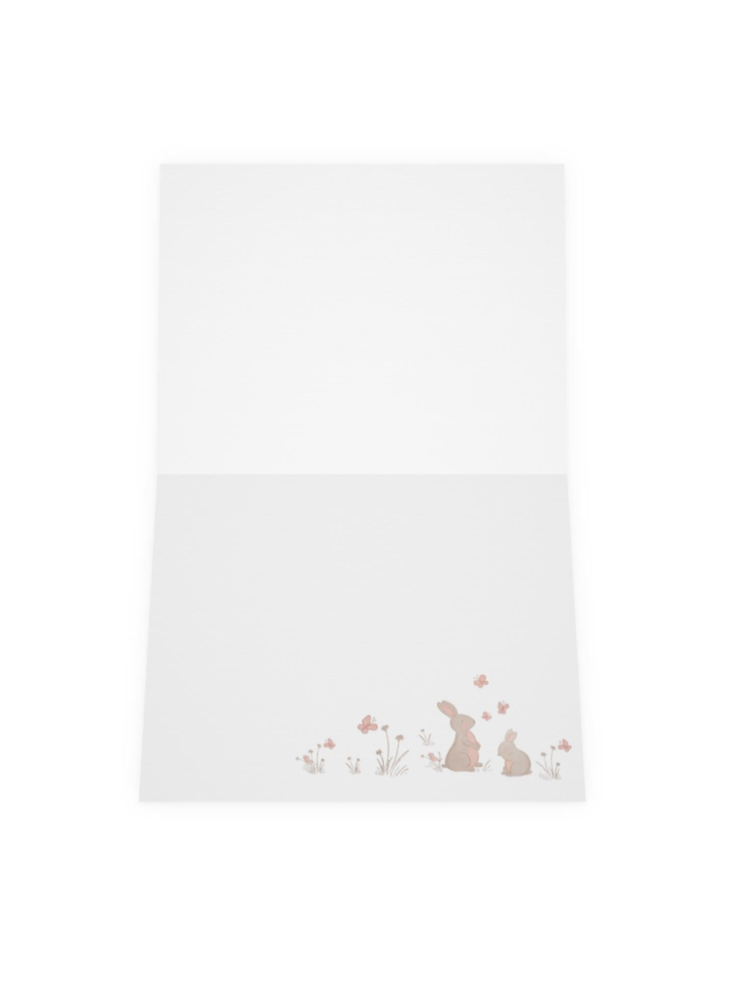 Baby Bunny Greeting Gift Card