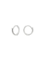 Aurelia 6mm Huggie Hoop Earrings in 9ct White Gold
