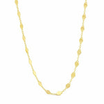 Aurelia Delicate Mini Flat Kite Tag Necklace in 9ct Gold