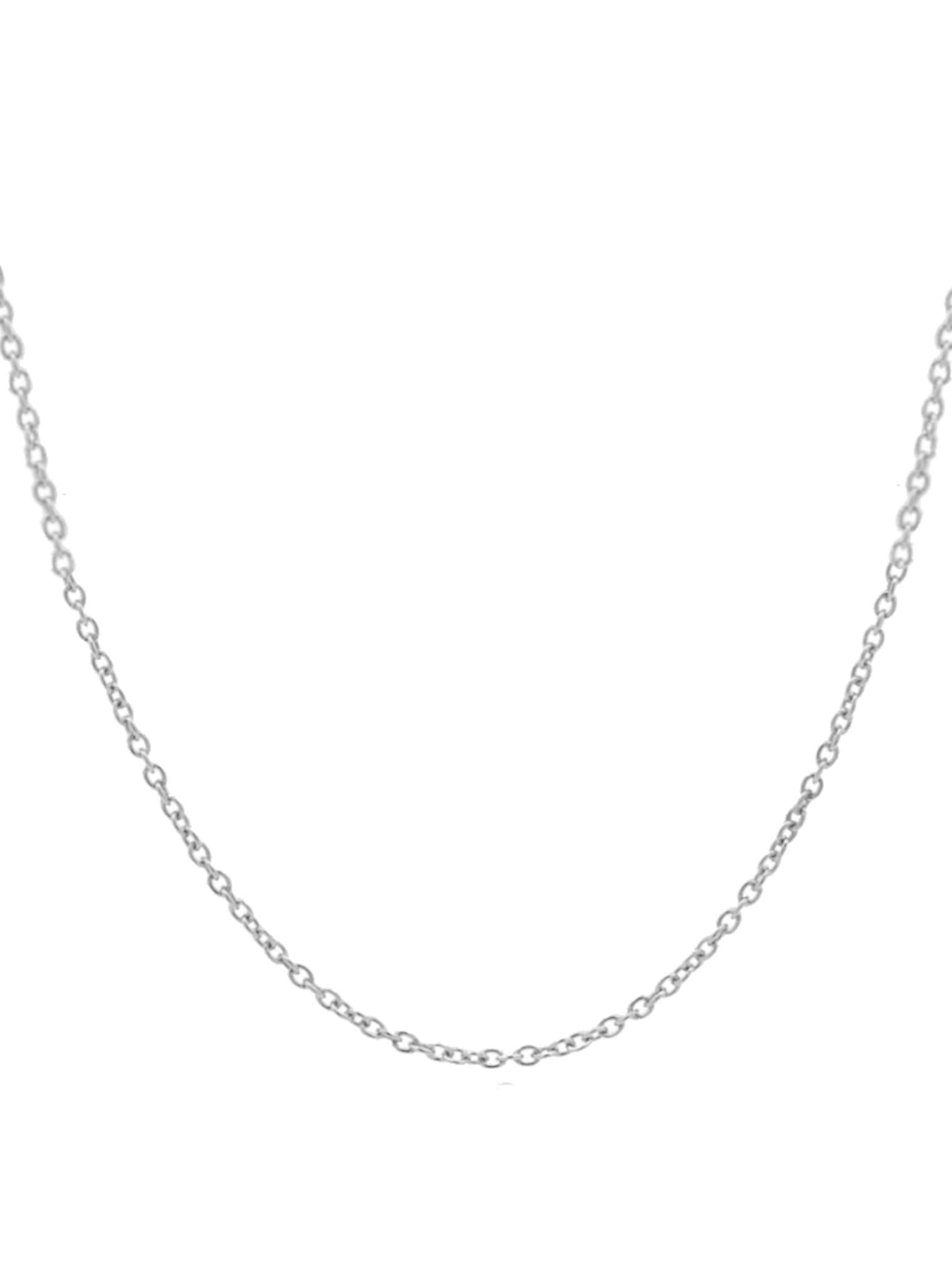 Unisex 1.9mm Cable Chain Necklace