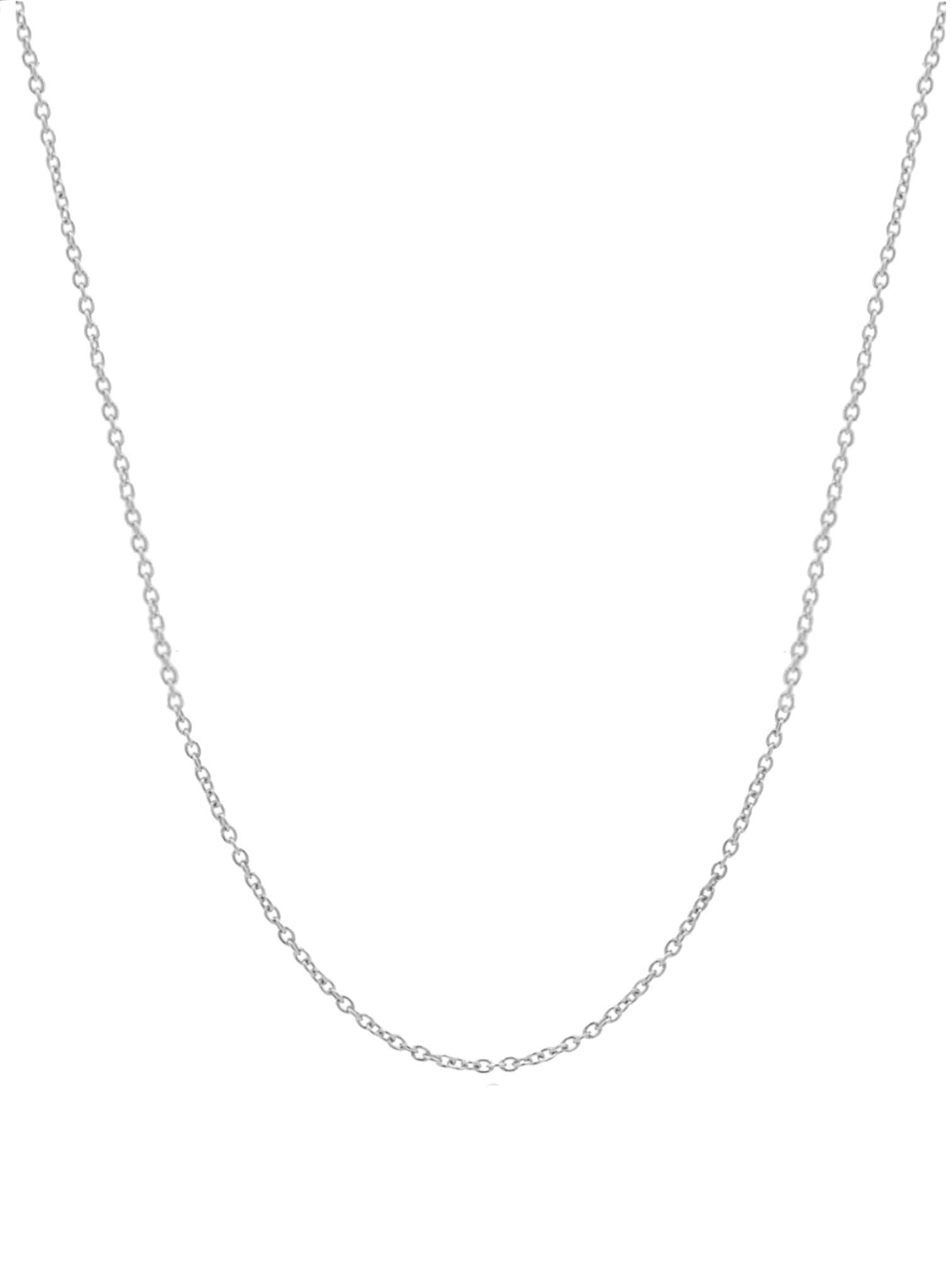 Unisex 1.9mm Cable Chain Necklace