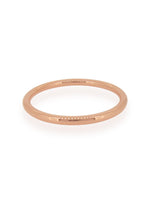 Simple Round Golf Bangle in Silver Filled 9ct Gold