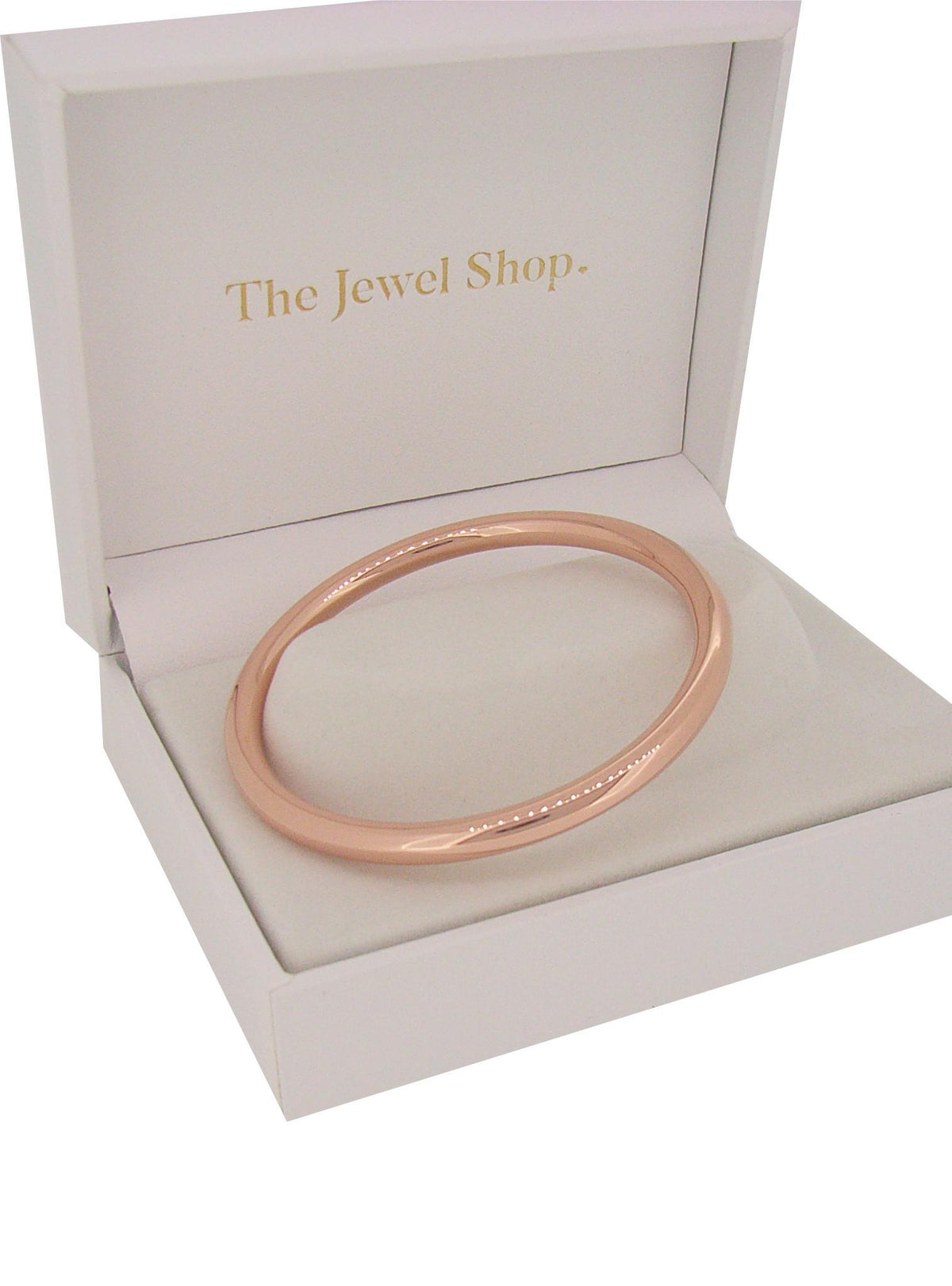 Simple Round Golf Bangle in Silver Filled 9ct Gold