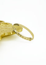 Never-ending Love Hearts Expanding Bangle in 9ct Gold