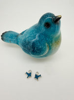 Bluebird Tiny Little Sleeper Charms in Sterling Silver