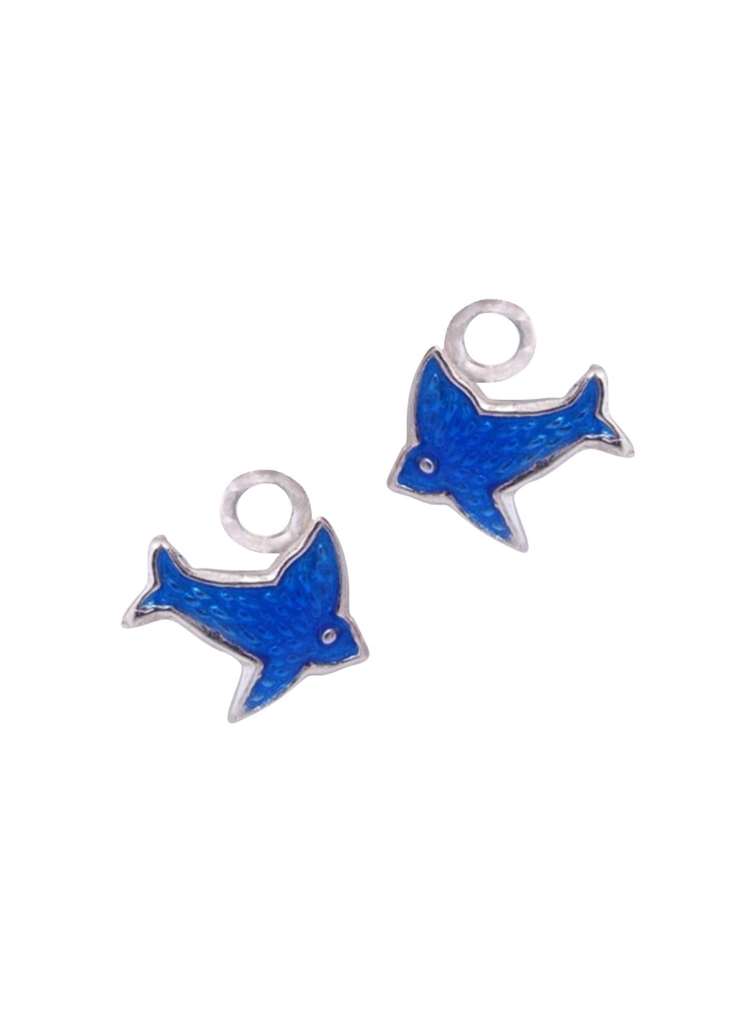 Bluebird Tiny Little Sleeper Charms in Sterling Silver