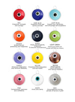 Lucky Protection Evil Eye Charm in Sterling Silver