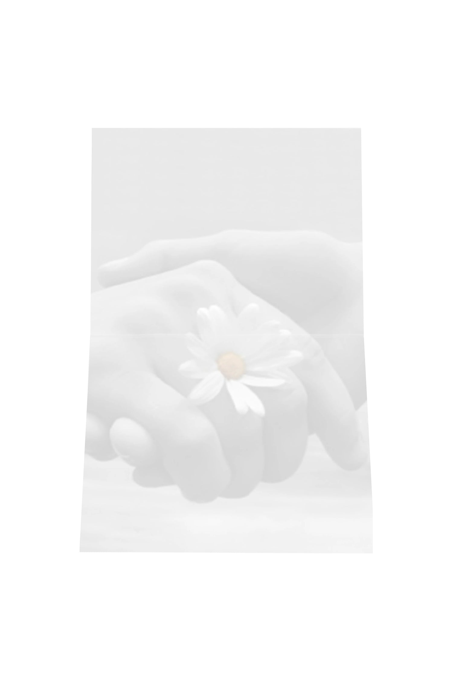 Free Gift Folded Card I Love You Flower